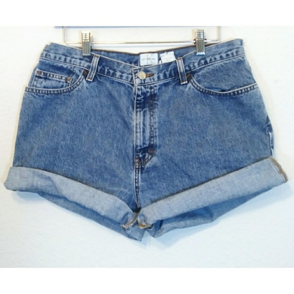 Calvin Klein Pants - Vintage Calvin Klein High Rise Jean Shorts Size 12